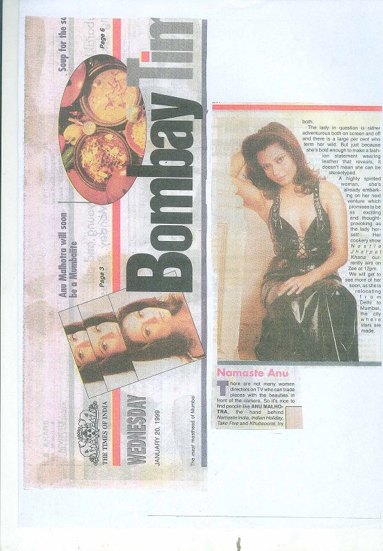 The Times of India january, 20 1999