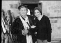 Anu Malhotra with a Nyibo (Shaman), Lempia Village, Arunachal Pradesh, 2000